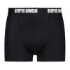 Black protection pants with "BROPRO ARMOUR" printed on the waistband