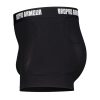 Black protection pants with "BROPRO ARMOUR" printed on the waistband